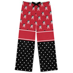 Girl's Pirate & Dots Womens Pajama Pants - 2XL