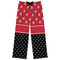Girl's Pirate & Dots Womens Pjs - Flat Front