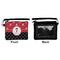 Girl's Pirate & Dots Wristlet ID Cases - Front & Back