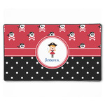 Girl's Pirate & Dots XXL Gaming Mouse Pad - 24" x 14" (Personalized)