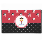 Girl's Pirate & Dots XXL Gaming Mouse Pad - 24" x 14" (Personalized)