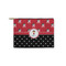 Girl's Pirate & Dots Zipper Pouch Small (Front)