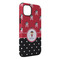 Girl's Pirate & Dots iPhone Case - Rubber Lined - iPhone 14 Plus (Personalized)