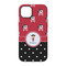Girl's Pirate & Dots iPhone 14 Tough Case - Back