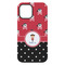 Girl's Pirate & Dots iPhone 15 Plus Tough Case - Back