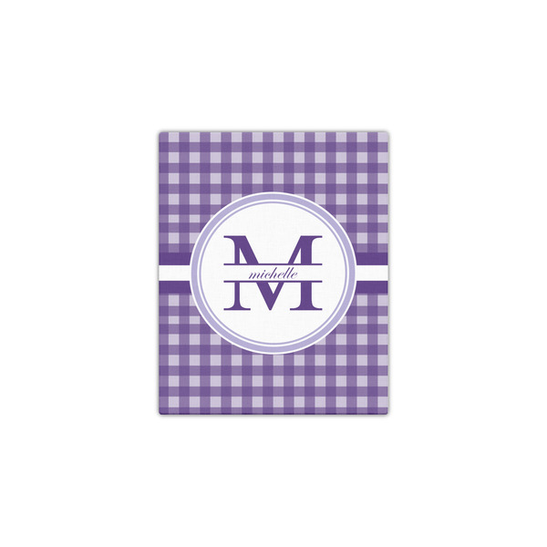 Gingham Print 11x14 - Canvas Print - Front View