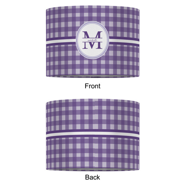 Gingham Print 12" Drum Lampshade - APPROVAL (Fabric)