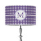 Gingham Print 12" Drum Lamp Shade - Poly-film (Personalized)