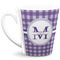 Gingham Print 12 Oz Latte Mug (Personalized)