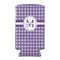 Gingham Print 12oz Tall Can Sleeve - FRONT