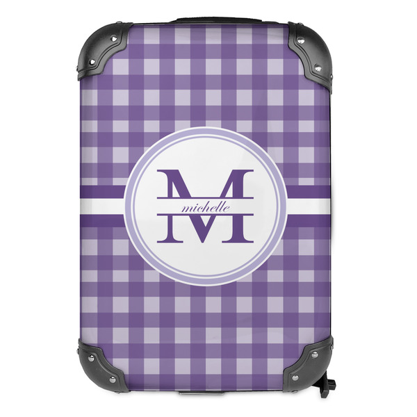 Gingham Print 13" Hard Shell Backpacks - FRONT