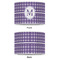 Gingham Print 16" Drum Lampshade - APPROVAL (Poly Film)
