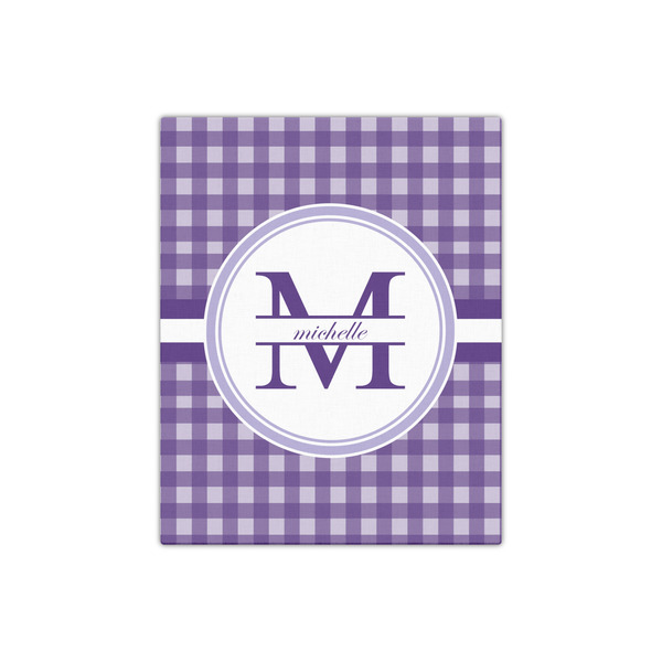 Gingham Print 16x20 - Canvas Print - Front View