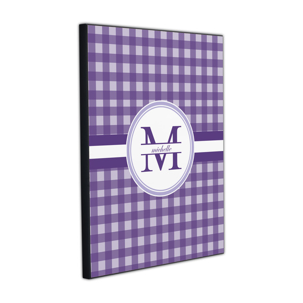 Custom Gingham Print Wood Prints (Personalized)