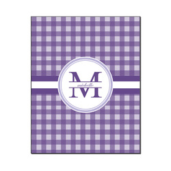 Gingham Print Wood Print - 16x20 (Personalized)