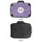 Gingham Print 18" Laptop Briefcase - APPROVAL