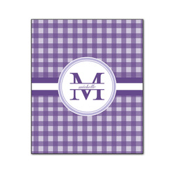 Gingham Print Wood Print - 20x24 (Personalized)