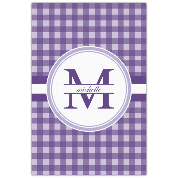 Gingham Print 20x30 - Canvas Print - Front View