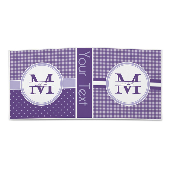 Gingham Print 3-Ring Binder Approval- 2in