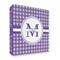 Gingham Print 3 Ring Binder - Full Wrap - 2" (Personalized)