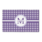 Gingham Print 3' x 5' Patio Rug (Personalized)