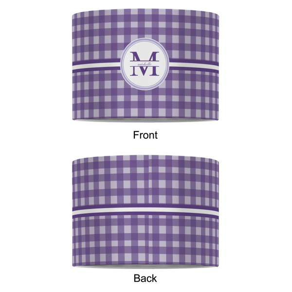 Gingham Print 8" Drum Lampshade - APPROVAL (Fabric)