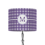Gingham Print 8" Drum Lamp Shade - Fabric (Personalized)