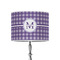 Gingham Print 8" Drum Lamp Shade - Poly-film (Personalized)