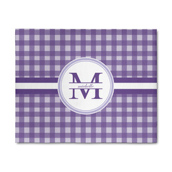 Gingham Print 8' x 10' Indoor Area Rug (Personalized)