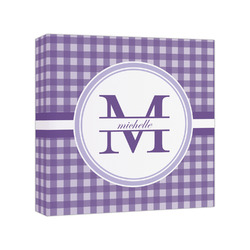 Gingham Print Canvas Print - 8x8 (Personalized)