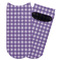 Gingham Print Adult Ankle Socks