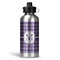 Gingham Print Water Bottles - 20 oz - Aluminum (Personalized)