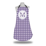 Gingham Print Apron w/ Name and Initial