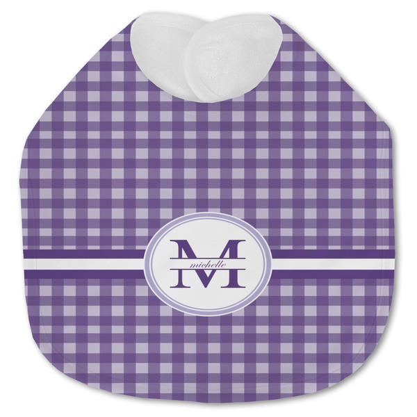 Gingham Print Baby Bib - AFT closed