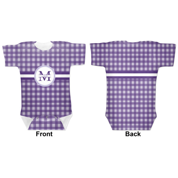 Gingham Print Baby Bodysuit Approval