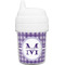 Gingham Print Baby Sippy Cup (Personalized)