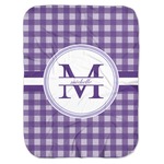Gingham Print Baby Swaddling Blanket (Personalized)