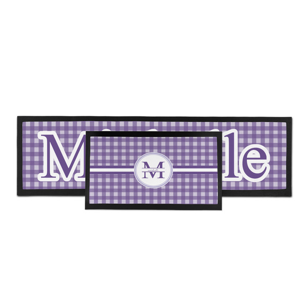 Gingham Print Bar Mat - Parent Main