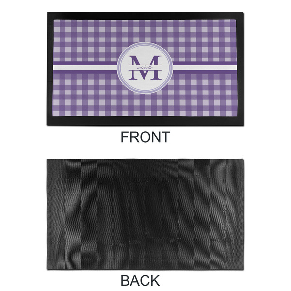 Gingham Print Bar Mat - Small - APPROVAL