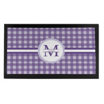 Gingham Print Bar Mat - Small (Personalized)