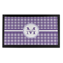 Gingham Print Bar Mat - Small (Personalized)