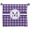 Purple Gingham Bath Towel (Personalized)