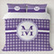 Gingham Print Duvet Cover Set - King (Personalized)