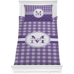 Gingham Print Comforter Set - Twin XL (Personalized)