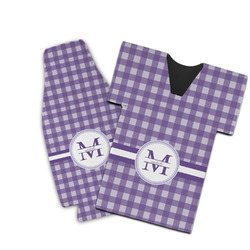 Gingham Print Bottle Cooler (Personalized)