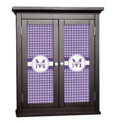 Gingham Print Cabinet Decal - XLarge (Personalized)