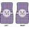 Gingham Print Car Mat Front - Approval