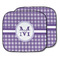 Gingham Print Car Sun Shade - Two Piece (Personalized)