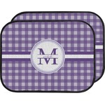 Gingham Print Car Floor Mats (Back Seat) (Personalized)