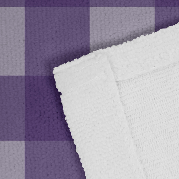 Gingham Print Close up of Fabric